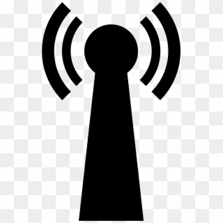 File Antennensymbol Svg Wikimedia - Broadcast Tower Logo Clipart