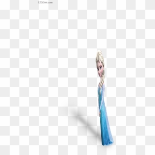 Elsa 3d Full Color Frozen Anamorphic Print Ready Image - Pajamas Clipart