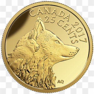 Inuit Arctic Fox - Coin Clipart