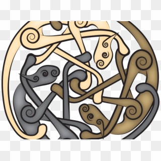 Celtic Cat Triskelion Celtic Cat Triskelion - Cat Triskelion Clipart