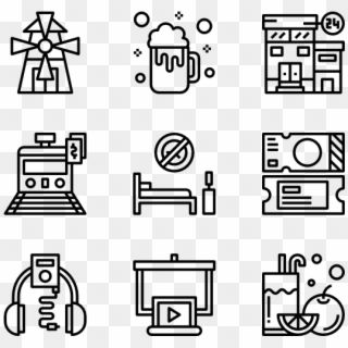 Clipart Black And White Icon Packs Svg Psd Png Eps - Work Icon Transparent Png