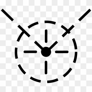 Dashed Circle Png - Wall Clock Clipart