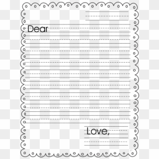 Large Size Of Letter Writing Paper Lined Template Questions - Writing Prompts Year 1 Clipart