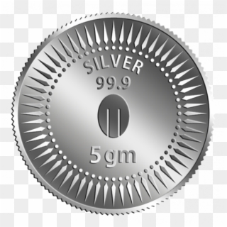 More Views - Silver Coin 5 Gm Clipart