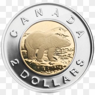 Silver Coin Png Image - Toonie Canadian Clipart