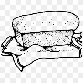 Loaf Of Bread Clipart - Bread Clip Free Art Black And White - Png Download