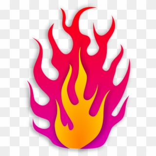 Flame Flammable Hot Fire Burning - Pink Flame Png Transparent Clipart