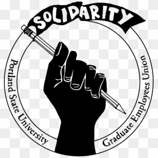 Graduate Employees Union Of Portland State University - Solidarity Drawing Clipart