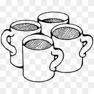 Coffee Mug Mug Cup Tea Mug Hot Chocolate - Cups Black And White Clipart