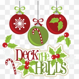 We Are Planning To Decorate The Halls, Bulletin Boards - Scrapbooking Clipart Xmas - Png Download