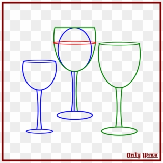 Sketch Clipart Wine Glass Clip Art - Wine Glass - Png Download