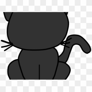 Cute Black Cat Clipart - Png Download