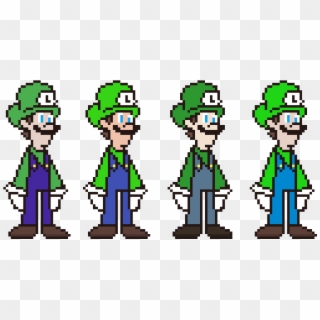 Luigi In Smash - Cartoon Clipart