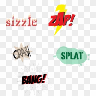 The Onomatopoeia Project Consisted Of Creatively Hearing - Summer Sizzle Clipart