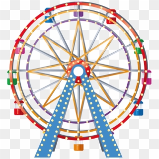 Microsoft Powerpoint Clip Art - Ferris Wheel Carnival Clipart - Png Download