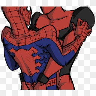 Deadpool Clipart Spiderman - Deadpool Spiderman Love - Png Download