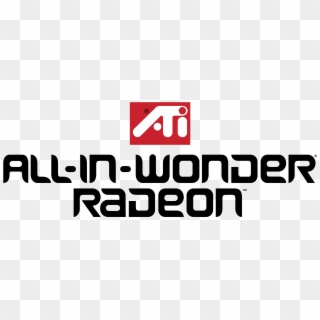Ati All In Wonder Logo Png Transparent - Ati Radeon Clipart