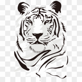 Tiger Euclidean Domineering Vector Png File Hd - Abstract Animal Line Drawings Clipart