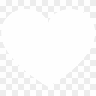 #white #heart - Transparent Background White Transparent Heart Clipart