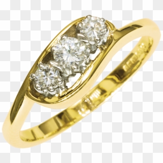Ladies Shipton And Co Exclusive 9ct Yellow Gold Scroll - Pre-engagement Ring Clipart