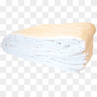 White Loft Silk-filled Comforter - Bed Sheet Clipart - Large Size Png ...