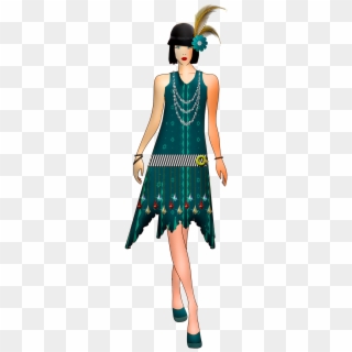 Great Gatsby Look Clipart