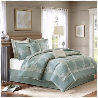 Comforter Sets King Blue Green Clipart