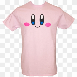 T-shirt - Kirby - Face - Front - Active Shirt Clipart