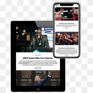 Fightsports - Tv Newsletter - Website Clipart