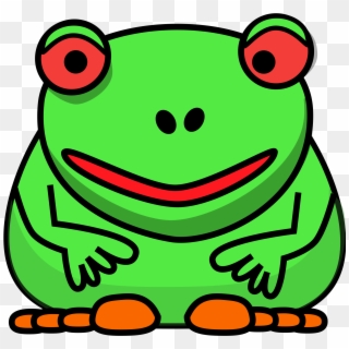 Free Download Sad Cartoon Frog Clipart Toad Frog Clip - Frog Green Clipart - Png Download