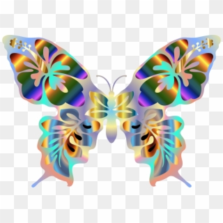 The Perfect Butterfly Borboleta Animal Iridescence - Gambar Abstrak Kupu Kupu Clipart