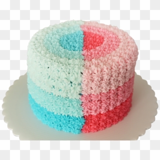 00425 01 Gender Reveal Cake - Sugar Cake Clipart