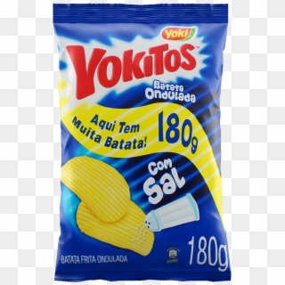 Batata Frita Ondulada Yokitos Pacote 180g - Potato Chip Clipart