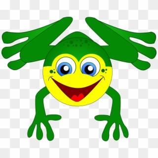 Frog Amphibian Green Cartoon Png Image - Son Los Anfibios Animados Clipart