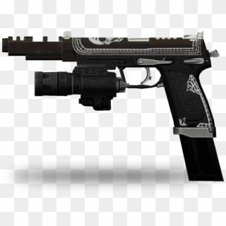 Los Mariachis Akimbo Interceptor 45 Pistols - Firearm Clipart