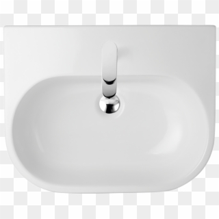 Euro Trio 600mm Basin - Bathroom Sink Clipart