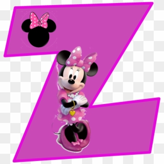 Alfabeto Púrpura De Minnie - Minnie Mouse Letter Design W Clipart