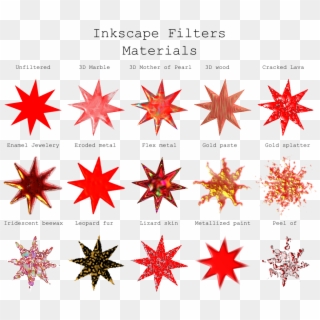 Inkscape Filters Materials - Inkscape What Filters Do Clipart
