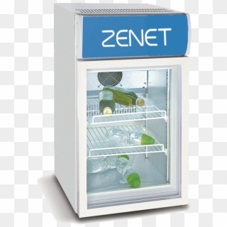 Zenet Table Top Single Door Chiller - Water Bottle Clipart