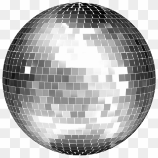 Rotating Mirror Ball - Disco Ball Png Clipart