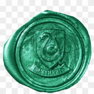 Slytherin Hogwarts Wax Sealfreetoedit - Slytherin Wax Seal Png Clipart