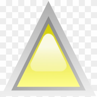 This Free Icons Png Design Of Led Triangular Yellow - Triangle Clipart
