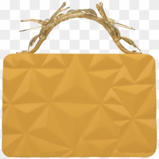 Triangle Yellow Grasshopper Clutch By Duet Luxury On - Tote Bag Clipart