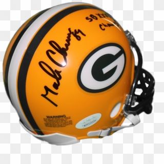 Mark Chmura Autographed Green Bay Packers Football - Football Helmet Clipart