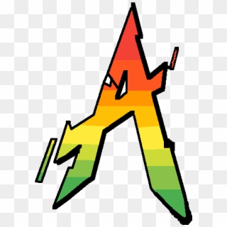 Grafiti Letter A - Illustration Clipart