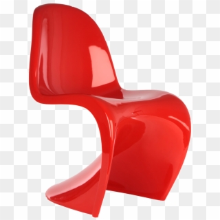 Iconic Chairs In Red - Verner Panton Panton Chair Clipart