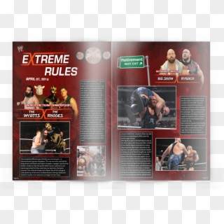 Be Sure Not To Miss May's Edition Of Wwe Magazine Featuring - Wwe Extreme Rules Clipart