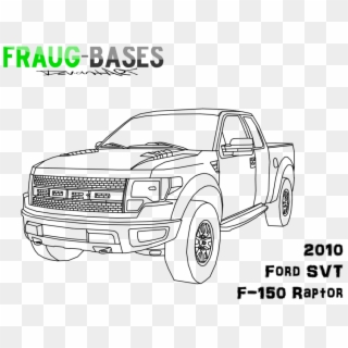 Clipart Free Download Drawn Truck Raptor Pencil And - Ford F 150 Raptor Drawing - Png Download