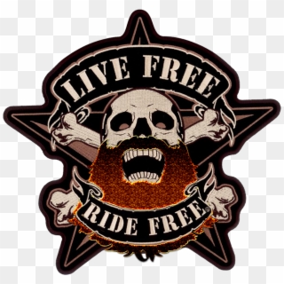 [ Img] - Live Free Ride Free Patch Clipart