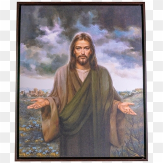 4 Masters Art Series Brown Frame - Joseph Wallace King Jesus Clipart